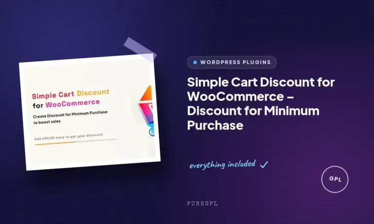simple cart discount for woocommerce discount for minimum purchase