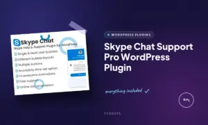 skype chat support pro wordpress plugin