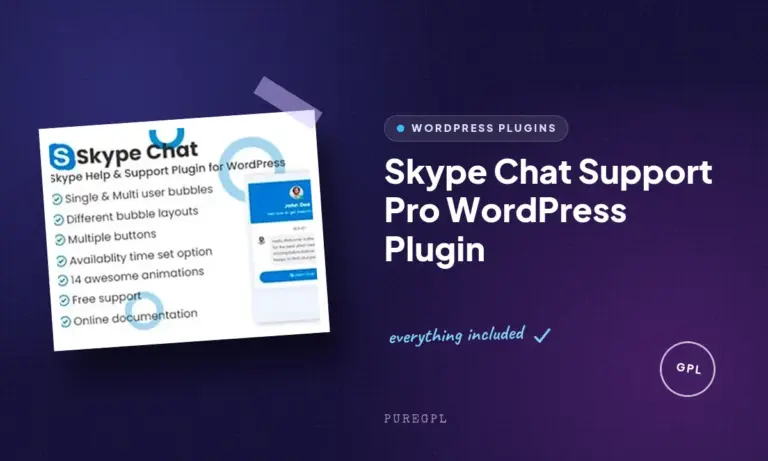 skype chat support pro wordpress plugin