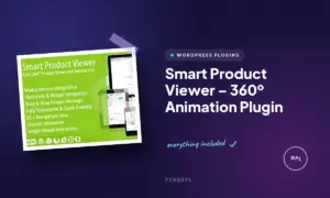 smart product viewer 360o animation plugin
