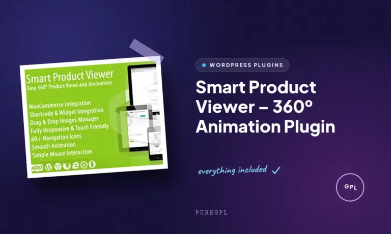 smart product viewer 360o animation plugin