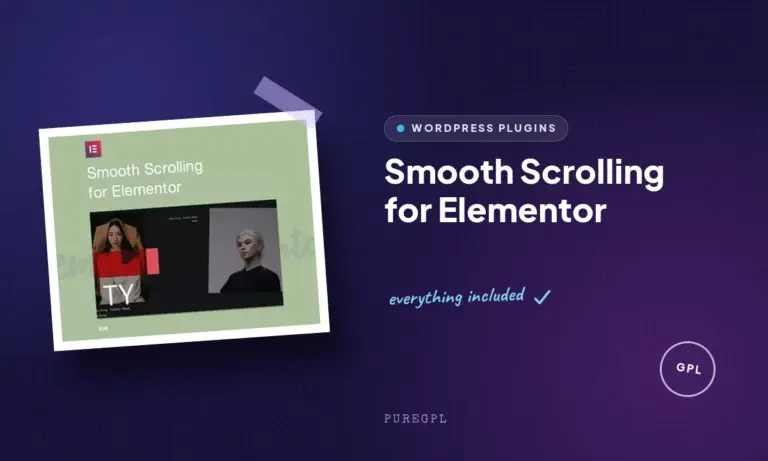 smooth scrolling for elementor