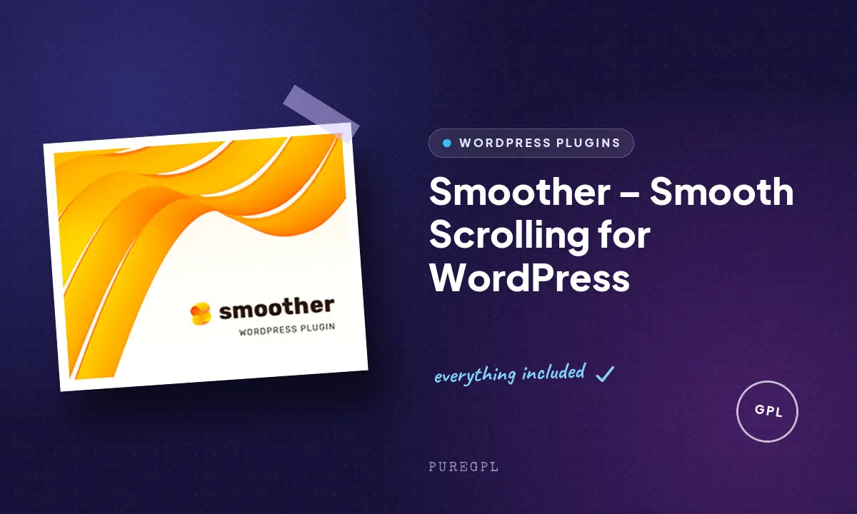 Smoother – Smooth Scrolling for WordPress