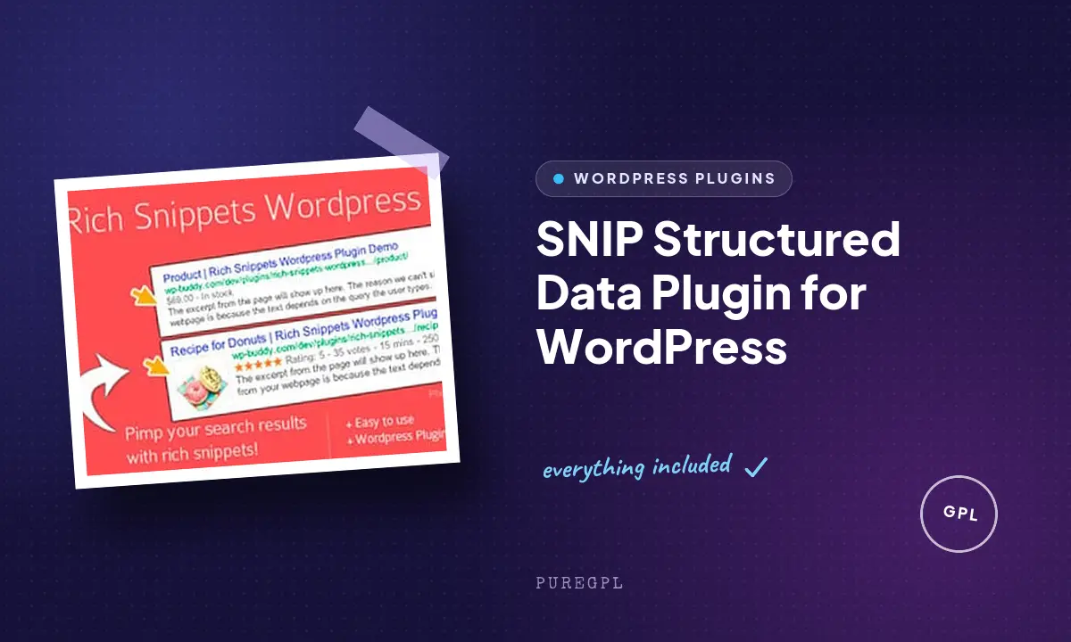 Snip | Structured Data Plugin for WordPress