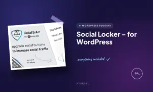 social locker for wordpress