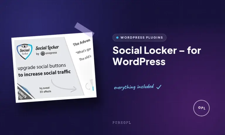 social locker for wordpress