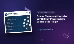 social share addons for wpbakery page builder wordpress plugin