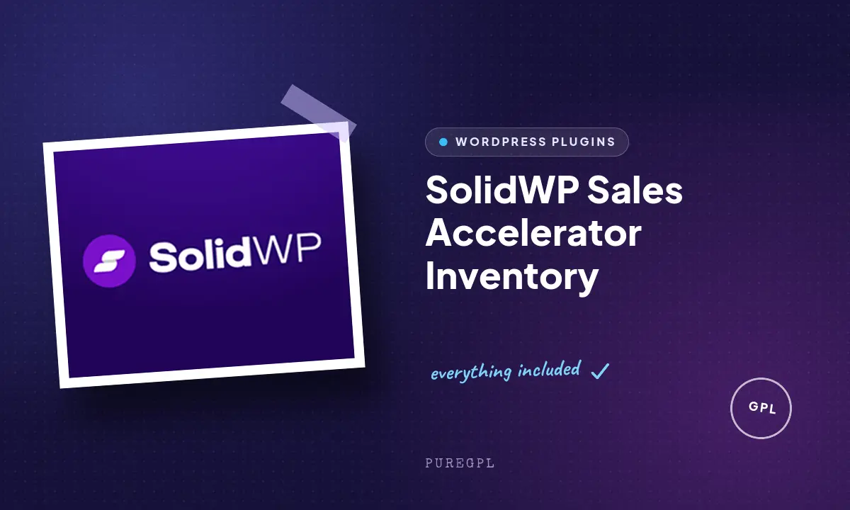 Solidwp | Sales Accelerator Inventory