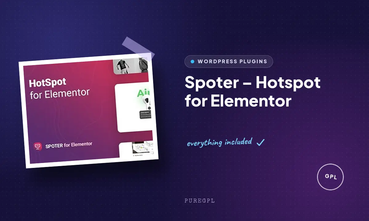 Spoter – Hotspot for Elementor