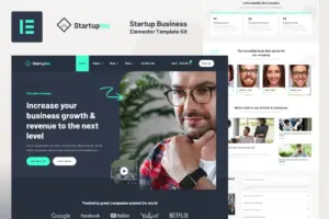 StartupInc – Startup Business Elementor Pro Template Kit