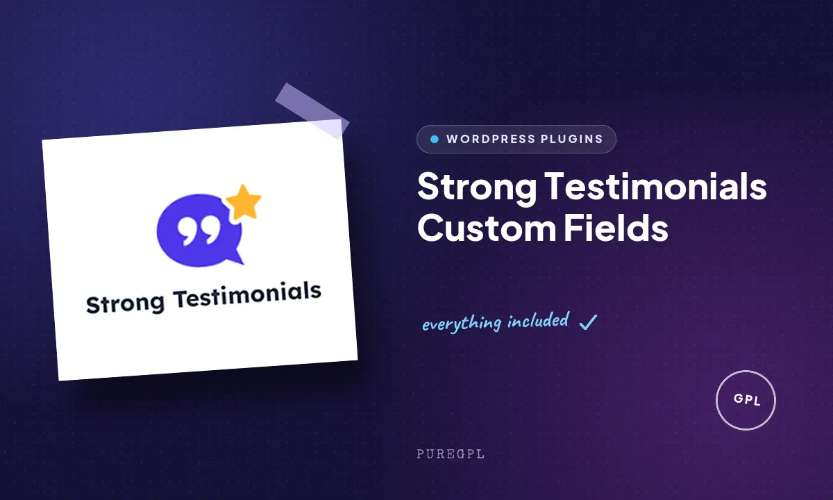 Strong testimonials | Custom Fields