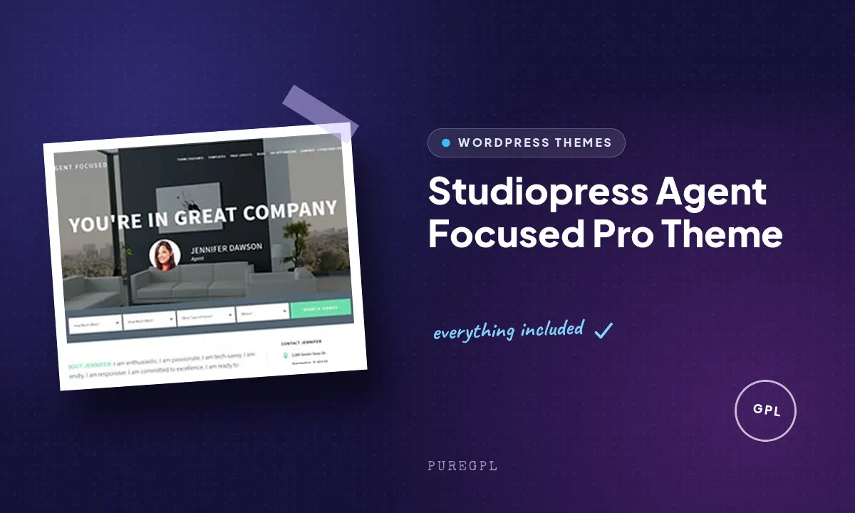 Studiopress | Agent Focused