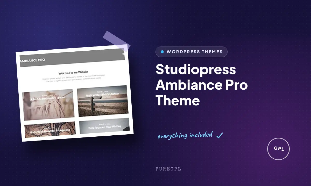 Studiopress | Ambiance
