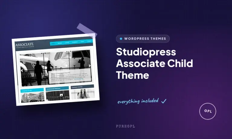 studiopress associate child theme