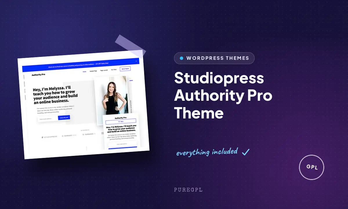 Studiopress | Authority