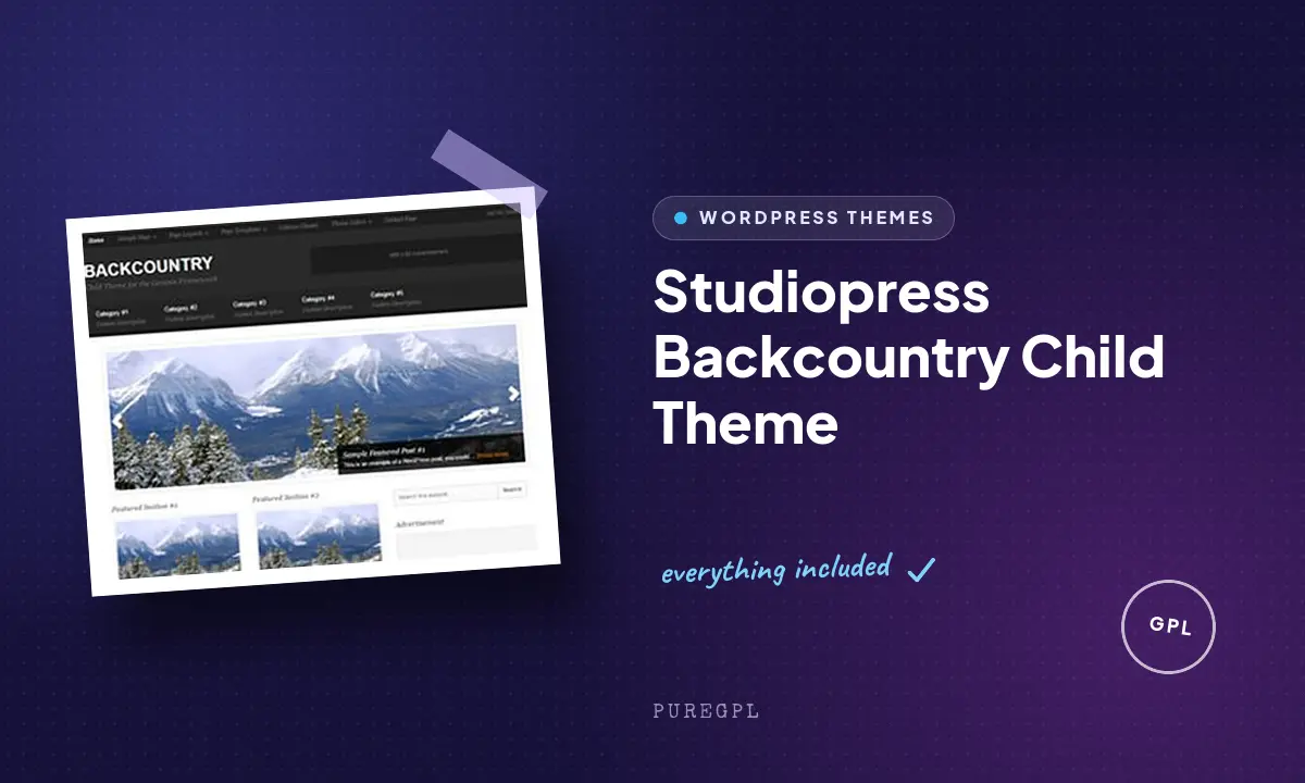 Studiopress | Backcountry