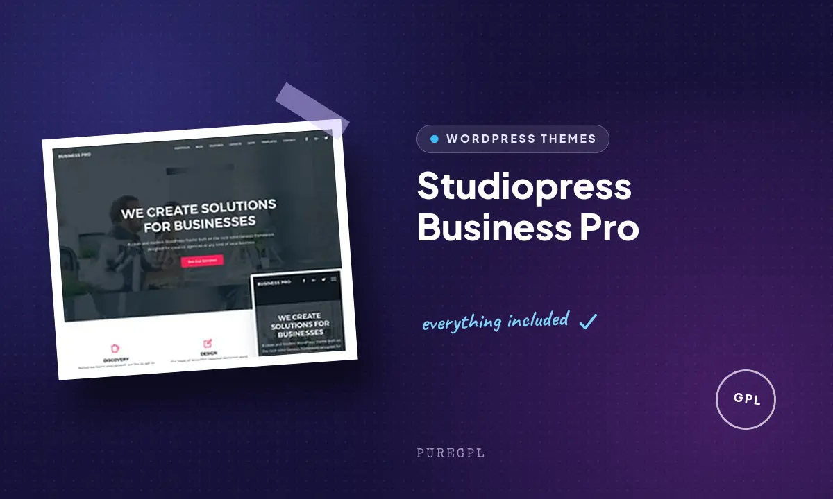Studiopress | Business Pro