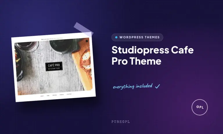 studiopress cafe pro theme