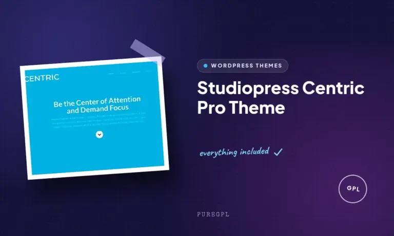 studiopress centric pro theme