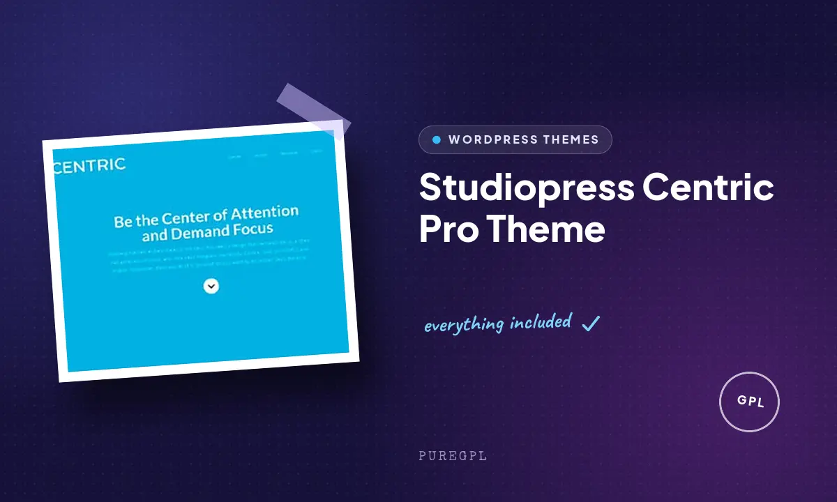 Studiopress | Centric