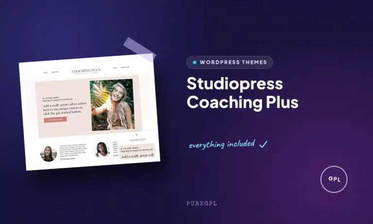 studiopress coaching plus