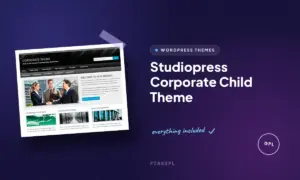 studiopress corporate child theme