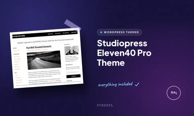 studiopress eleven40 pro theme
