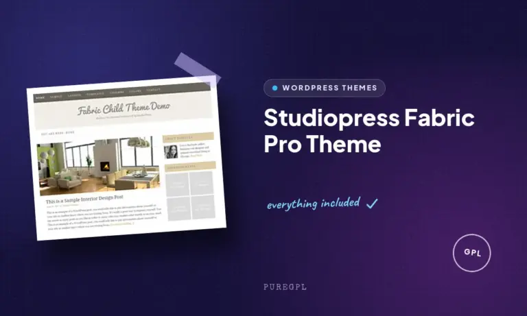 studiopress fabric pro theme