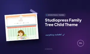 studiopress family tree child theme
