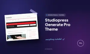 studiopress generate pro theme