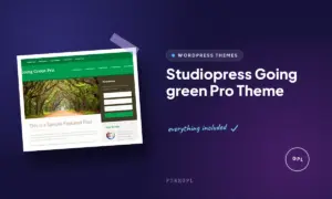studiopress going green pro theme
