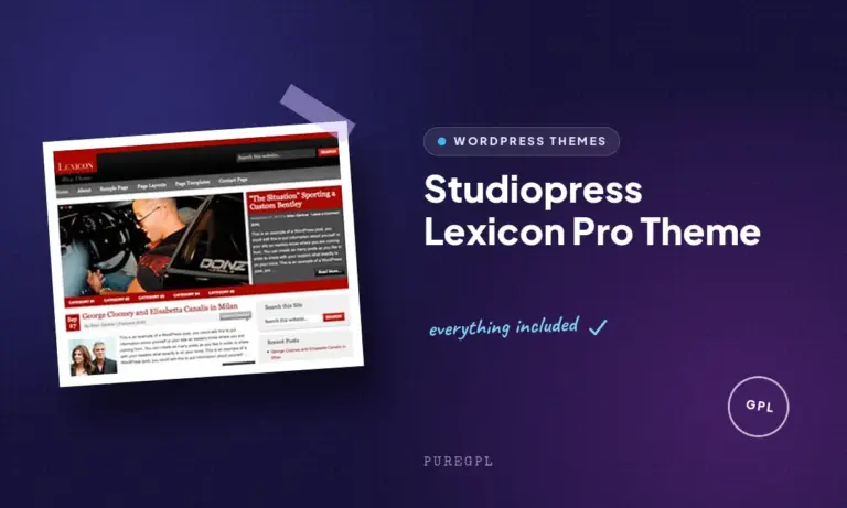 studiopress lexicon pro theme