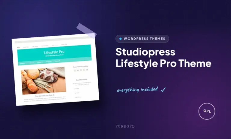 studiopress lifestyle pro theme
