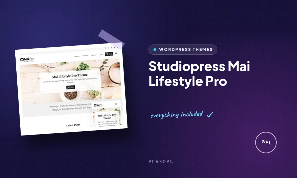 Studiopress | Mai Lifestyle Pro