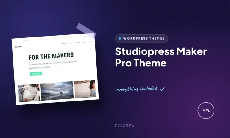 studiopress maker pro theme