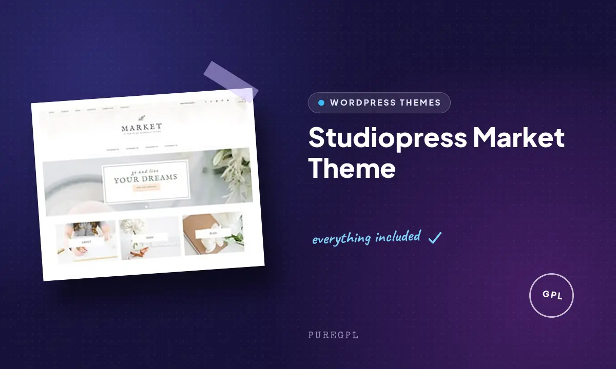 Studiopress | Market Theme