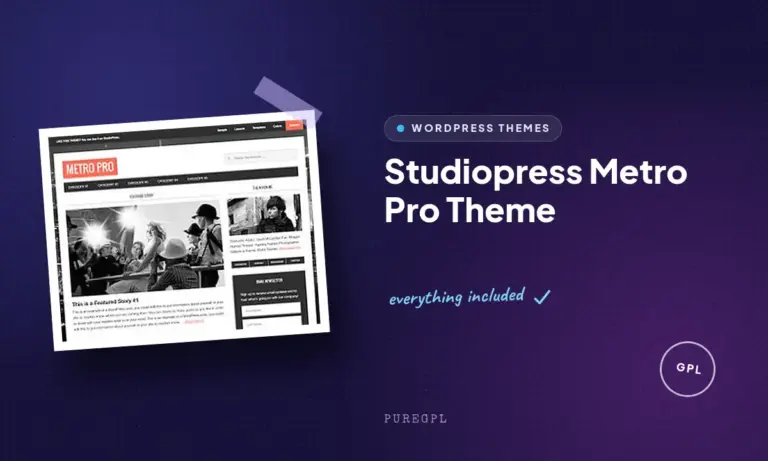 studiopress metro pro theme