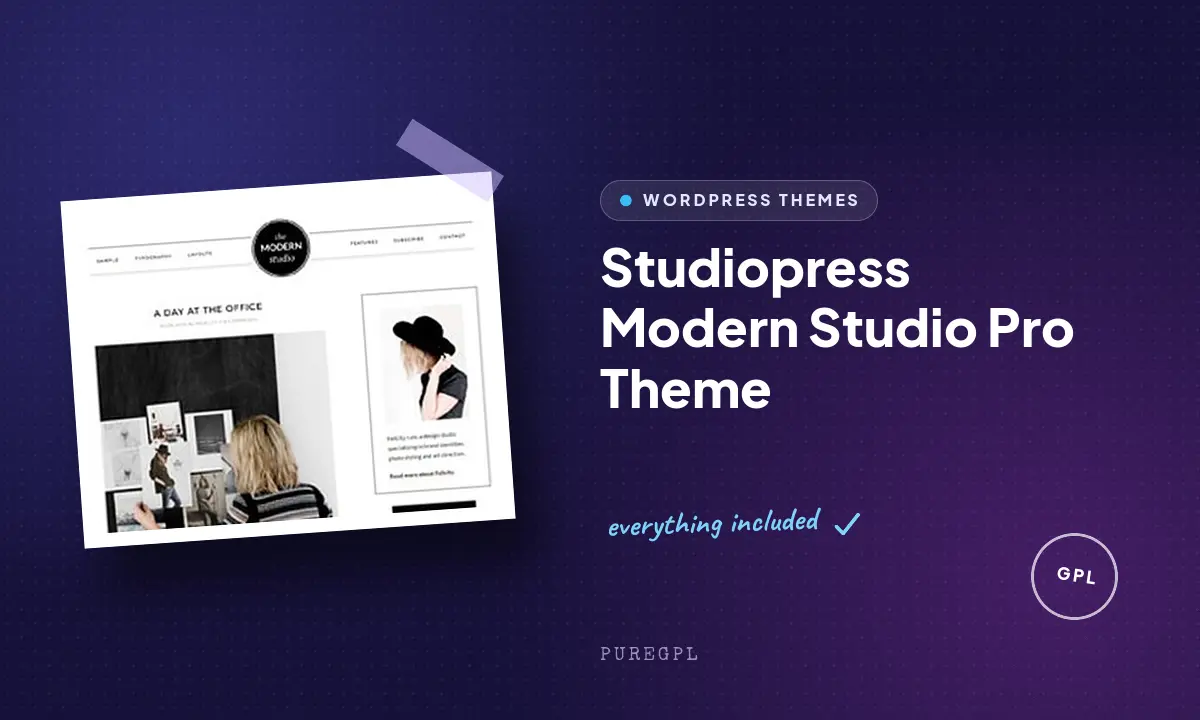 Studiopress | Modern Studio
