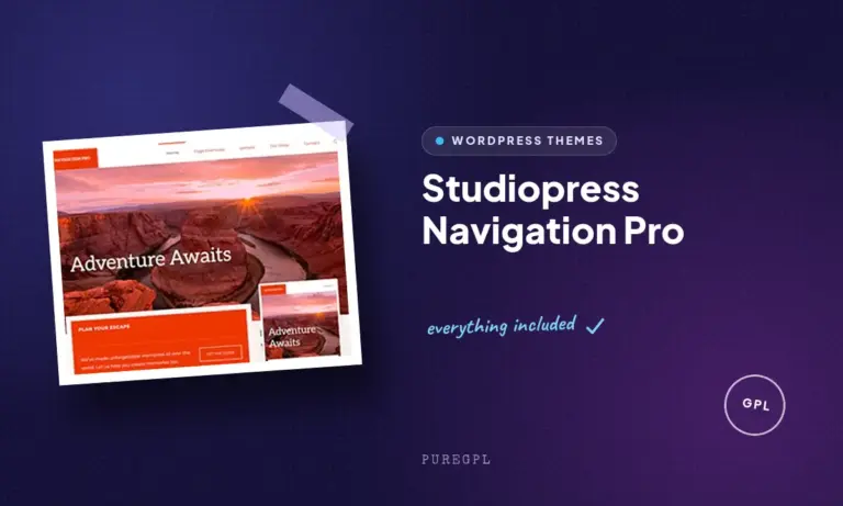 studiopress navigation pro