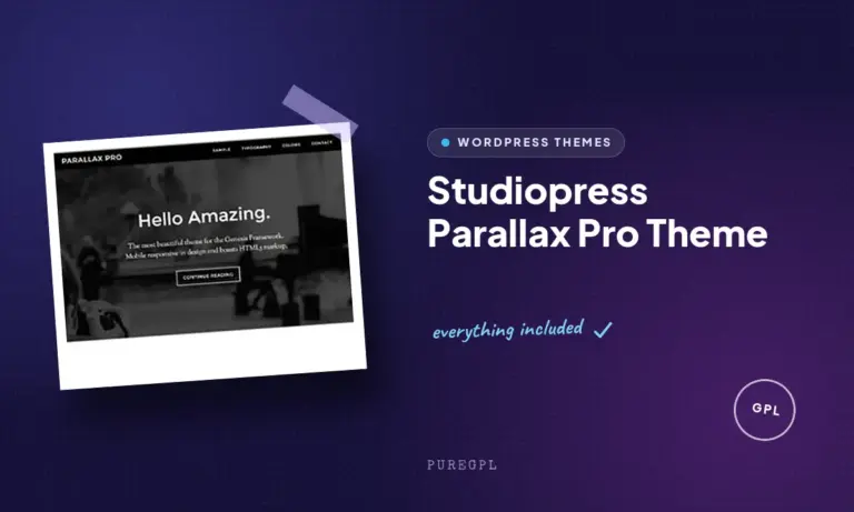 studiopress parallax pro theme