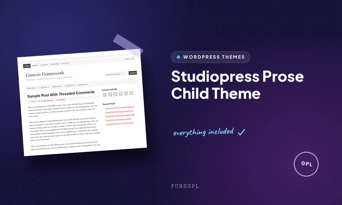 Studiopress | Prose