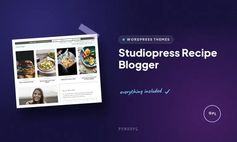 studiopress recipe blogger