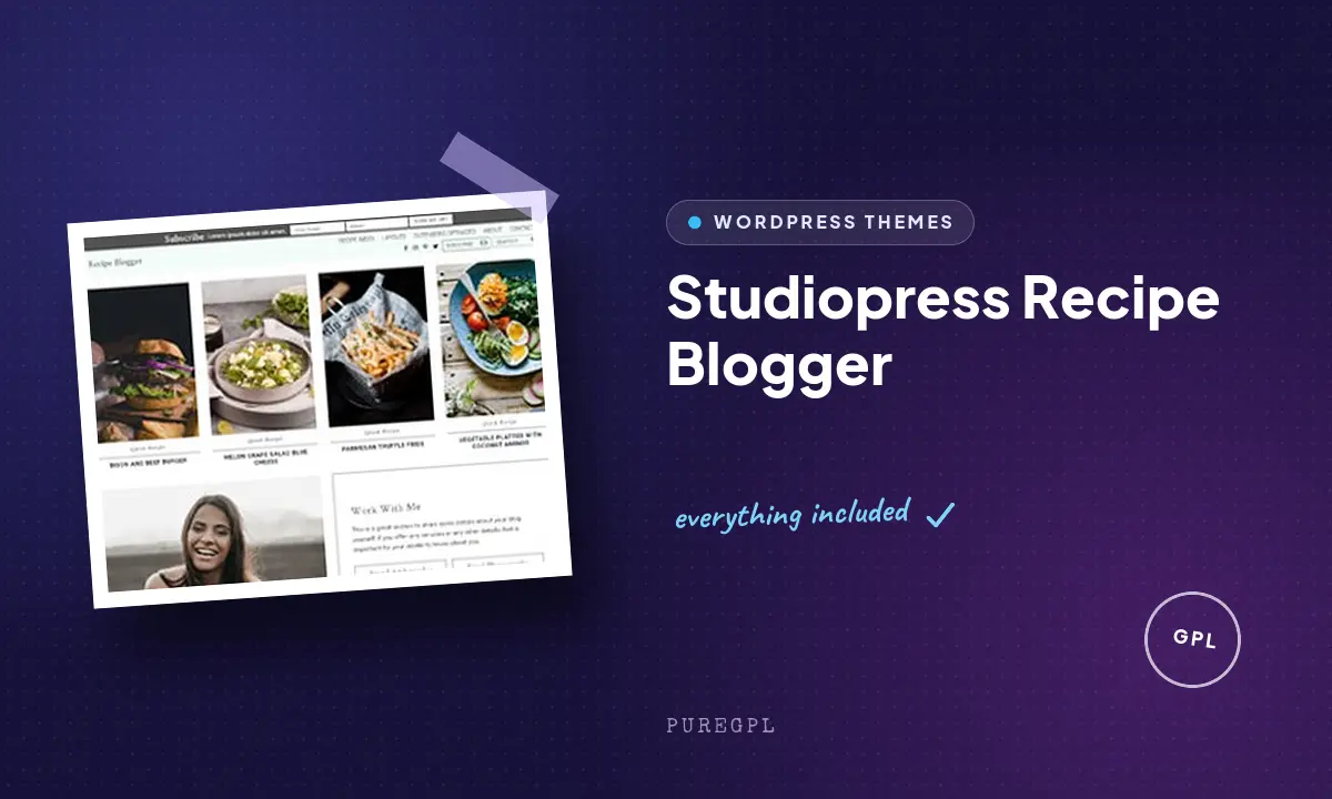 Studiopress | Recipe Blogger