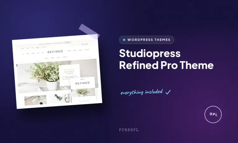 studiopress refined pro theme