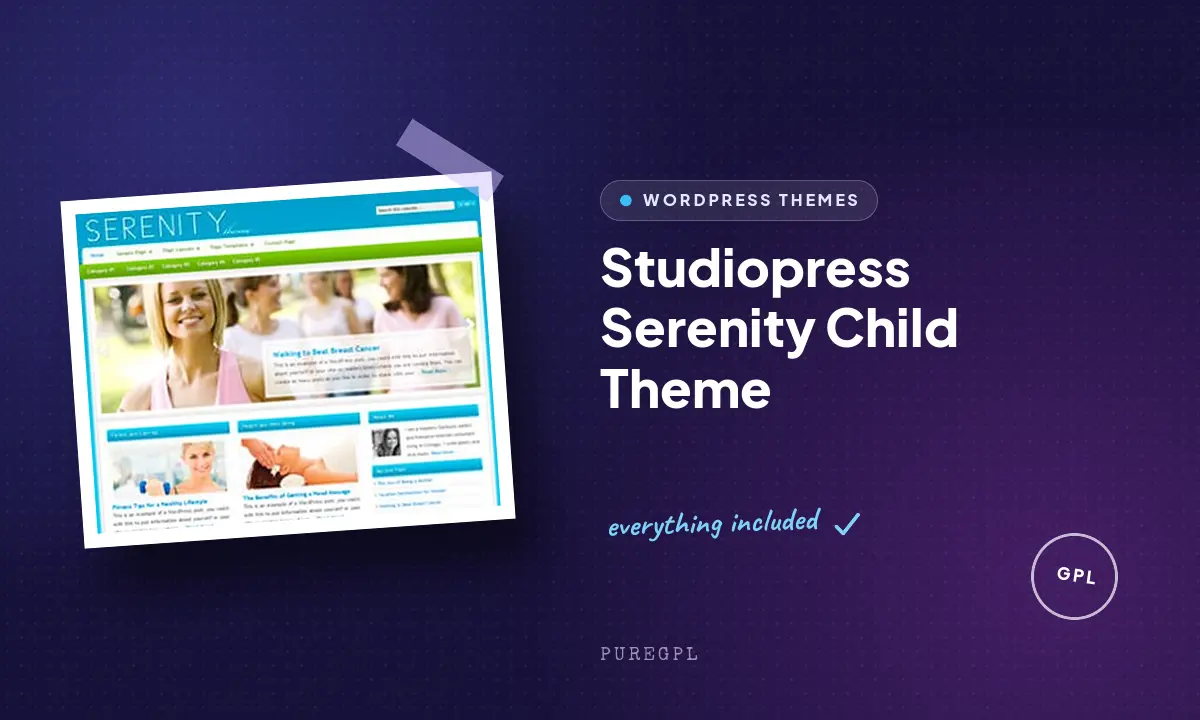 Studiopress | Serenity