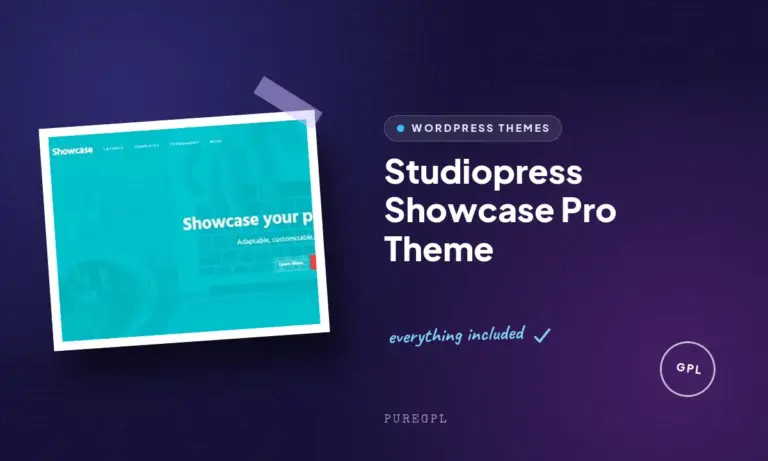 studiopress showcase pro theme