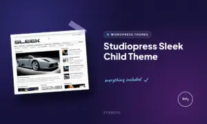 studiopress sleek child theme