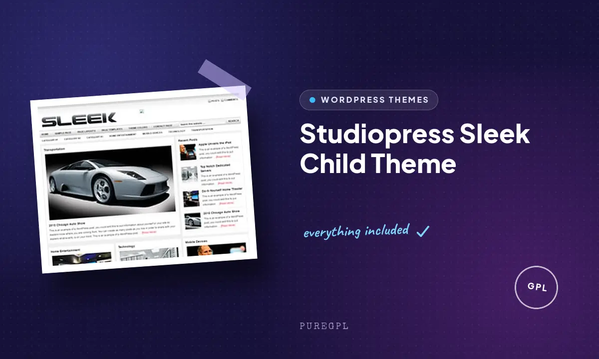 Studiopress | Sleek