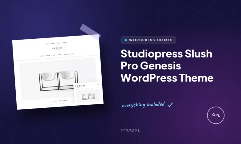 studiopress slush pro genesis wordpress theme