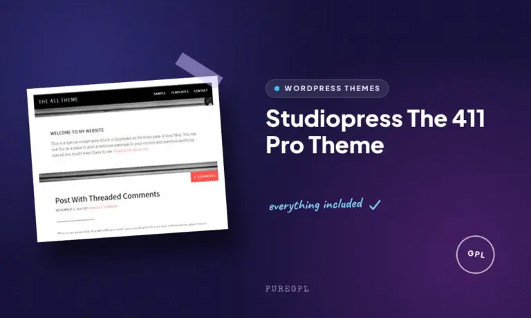 studiopress the 411 pro theme